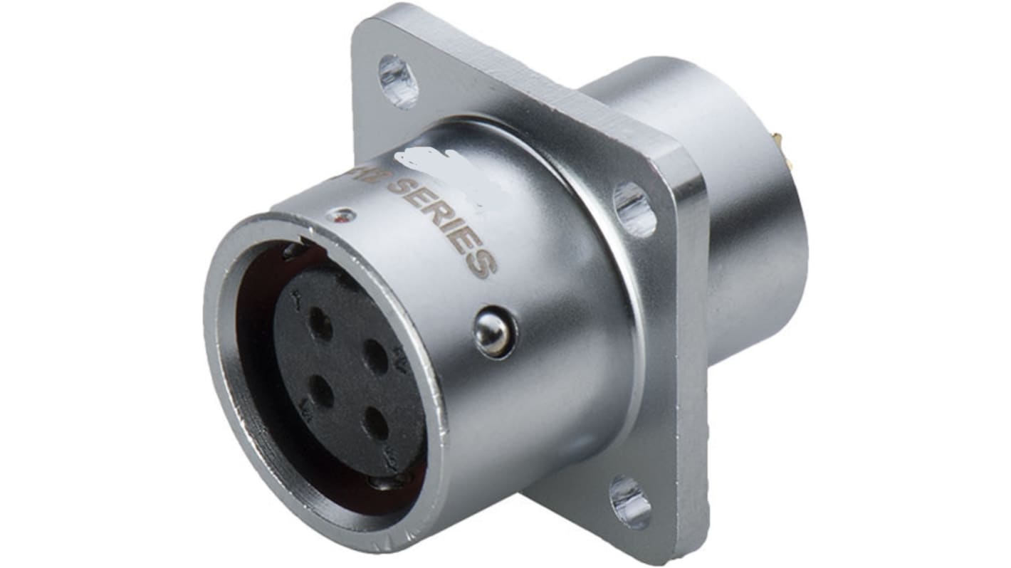 RS PRO Circular Connector, 5 Contacts, Flange Mount, M12 Connector, Socket, Female, IP67