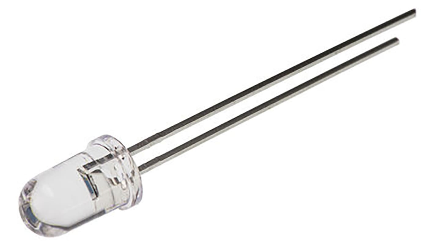 ROHM IR-Diode, 5 mm (T-1 3/4), 850nm, 38mW/sr, ±13°, 2-Pin, Durchsteckmontage