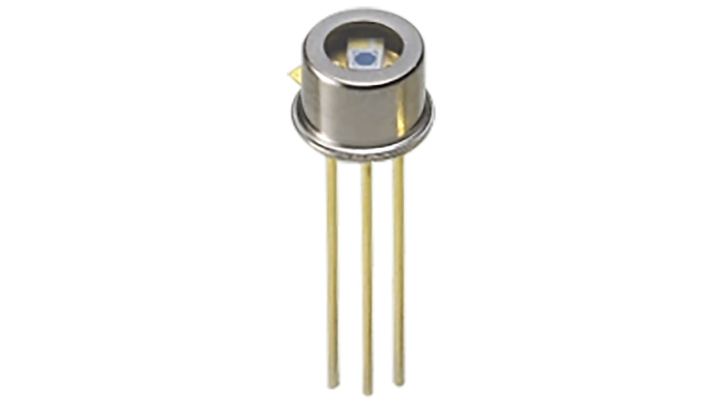 Hamamatsu, S5971 IR + Visible Light Si Photodiode, Through Hole TO-18