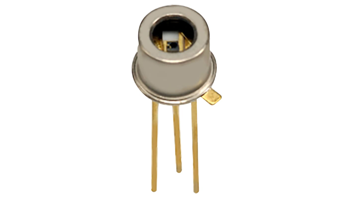 Hamamatsu, S5973 IR + Visible Light Si Photodiode, Through Hole TO-18