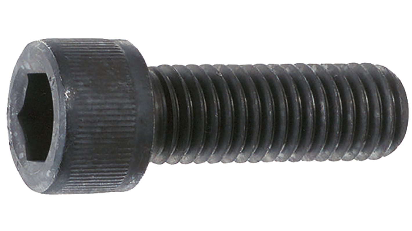 Śruba imbusowa M16 długość 45mm Nakrętka, gniazdo sześciokątne Stalowe RS PRO