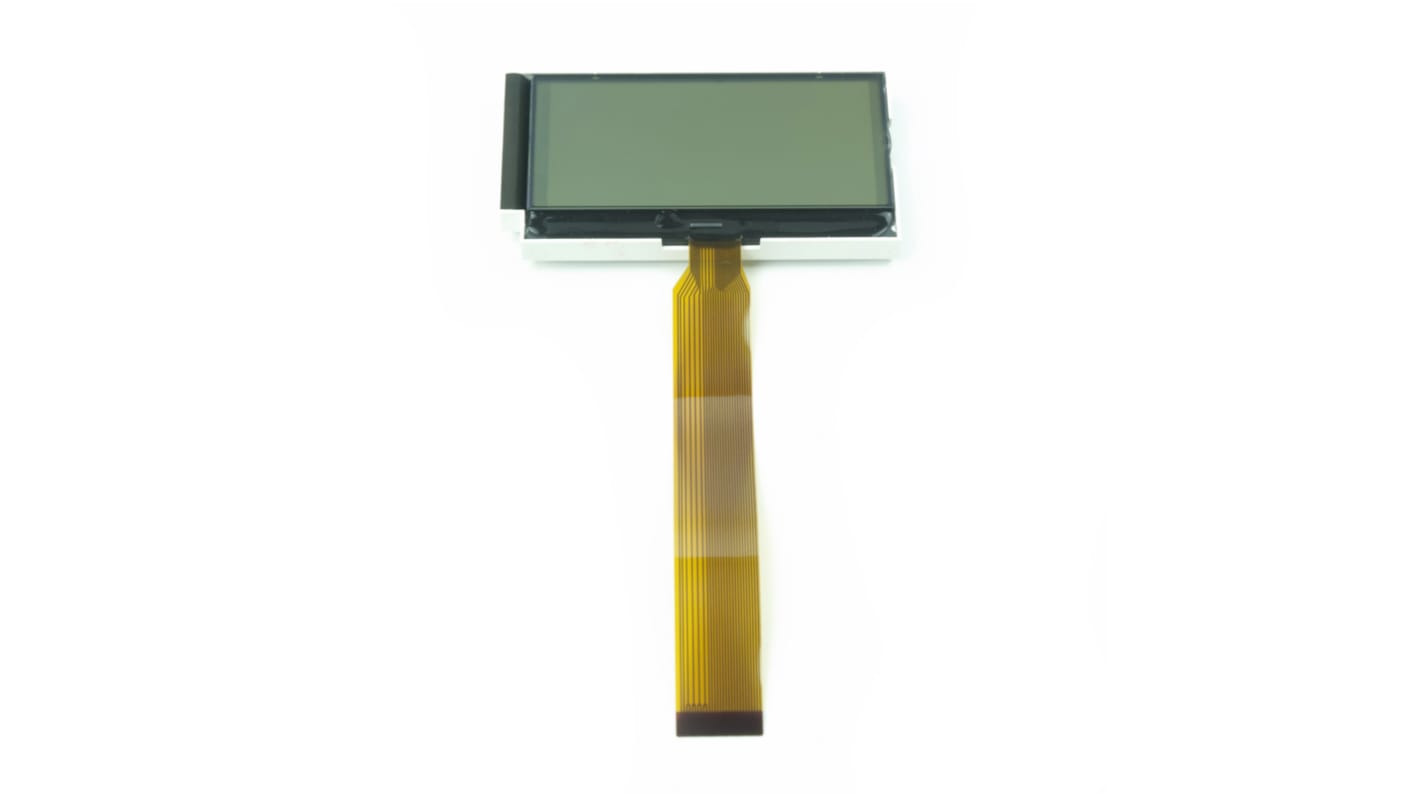 Intelligent Display Solutions CI064-4021-16A Graphic LCD Display, Blue, Green, Red on Black, Transflective