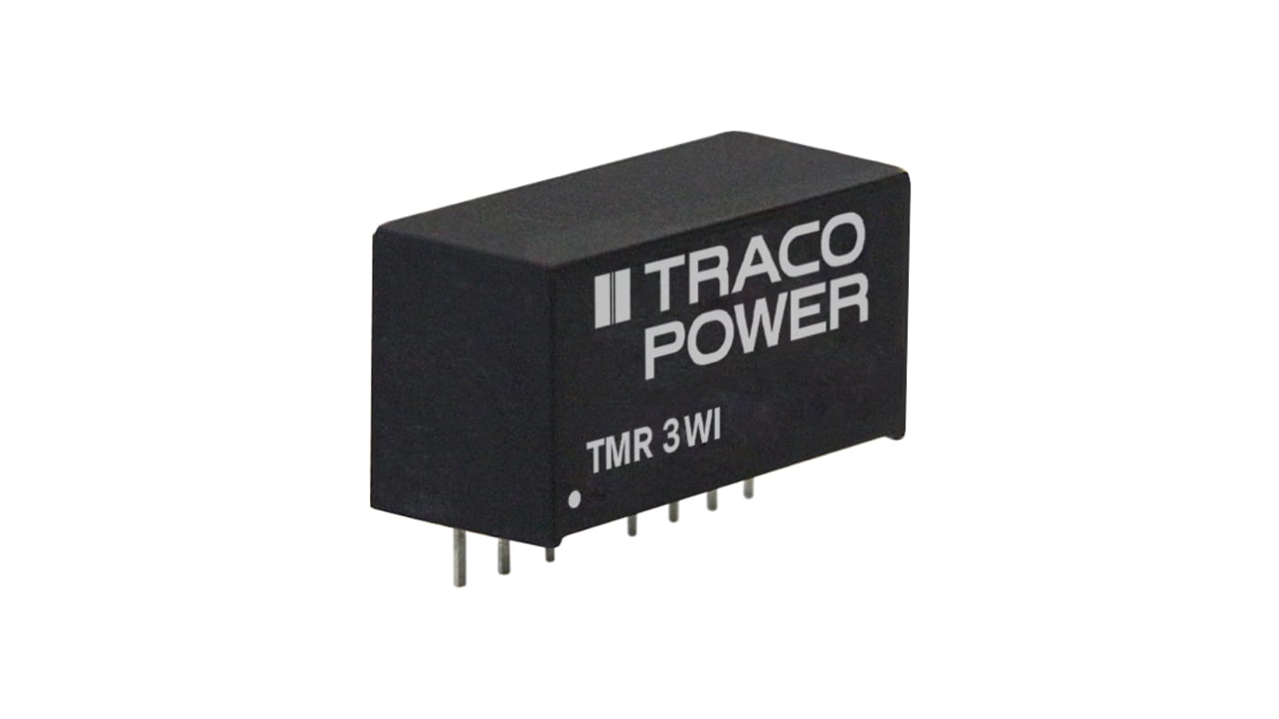 TRACOPOWER TMR 3WI DC/DC-Wandler 3W 24 V dc IN, 5V dc OUT / 600mA Durchsteckmontage 1.5kV dc isoliert