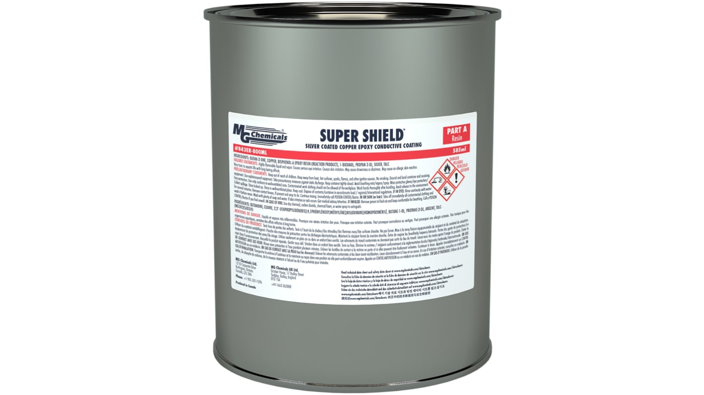 MG Chemicals Leitfähige Farbe Silber-Polymer Braun, Dose 810 ml