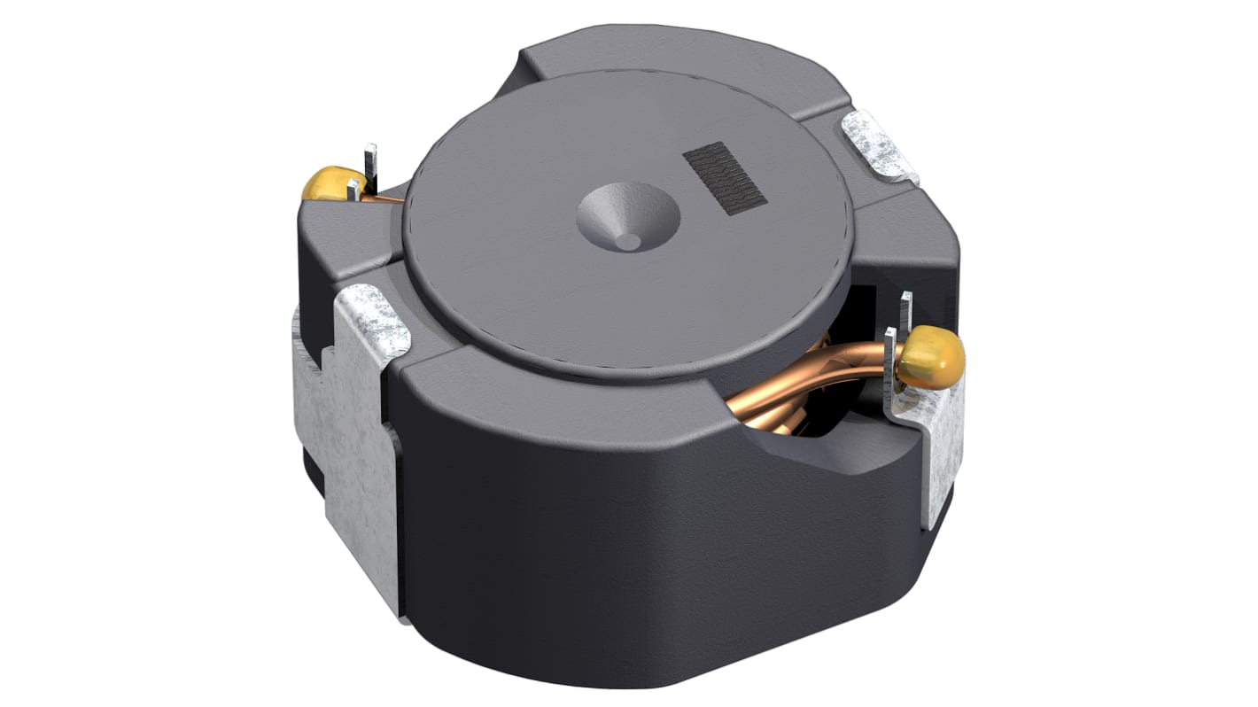 TDK, CLF-NI-D Shielded Wire-wound SMD Inductor with a Ferrite Core, 220 μH ±20% Wire-Wound 1.6A Idc