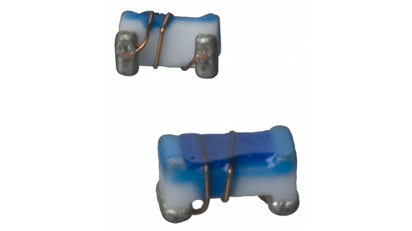 Murata, LQW18A, 0603 (1608M) Unshielded Wire-wound SMD Inductor with a Non-Magnetic Ceramic Core, 15 nH ±2% Wire-Wound