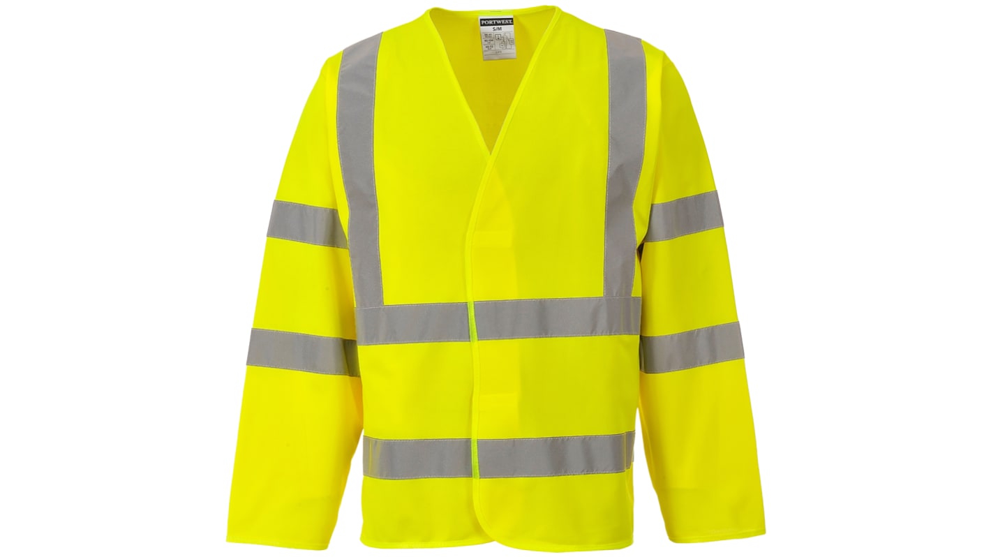 RS PRO Yellow Unisex Hi Vis Jacket, XXL/3XL