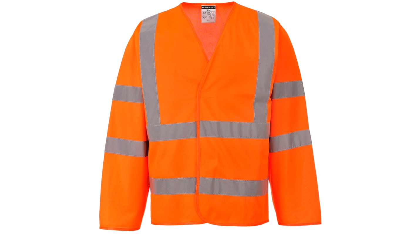 RS PRO Orange Unisex Hi Vis Jacket, XXL/3XL