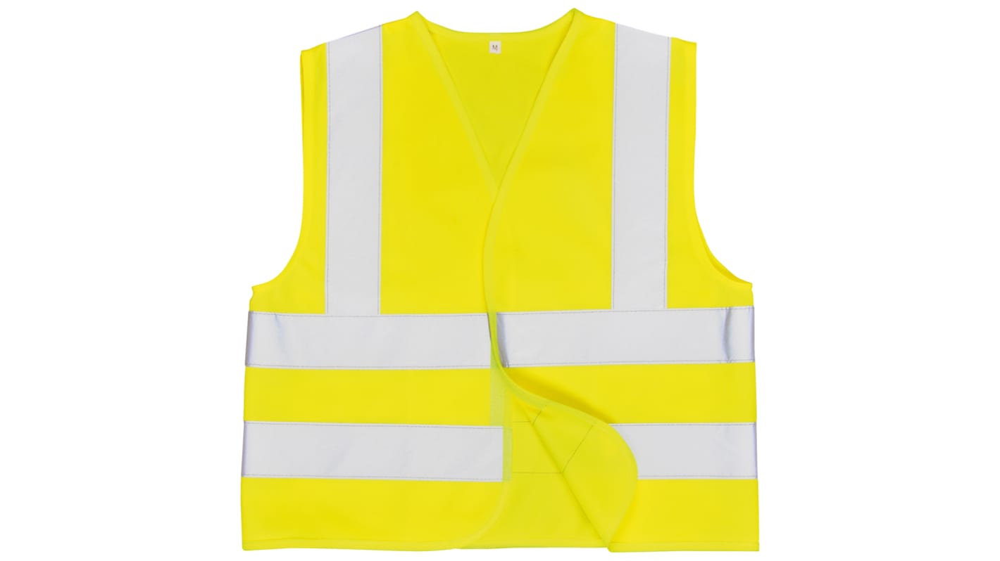 RS PRO Gelb Unisex S Polyester Warnweste für Kinder, Klettverschluss
