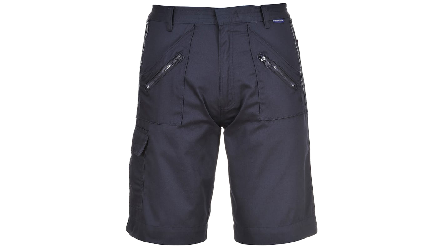 Pantaloncini da lavoro di col. Blu Navy RS PRO, vita XL  Unisex, in Policotone, con vita elasticizzata