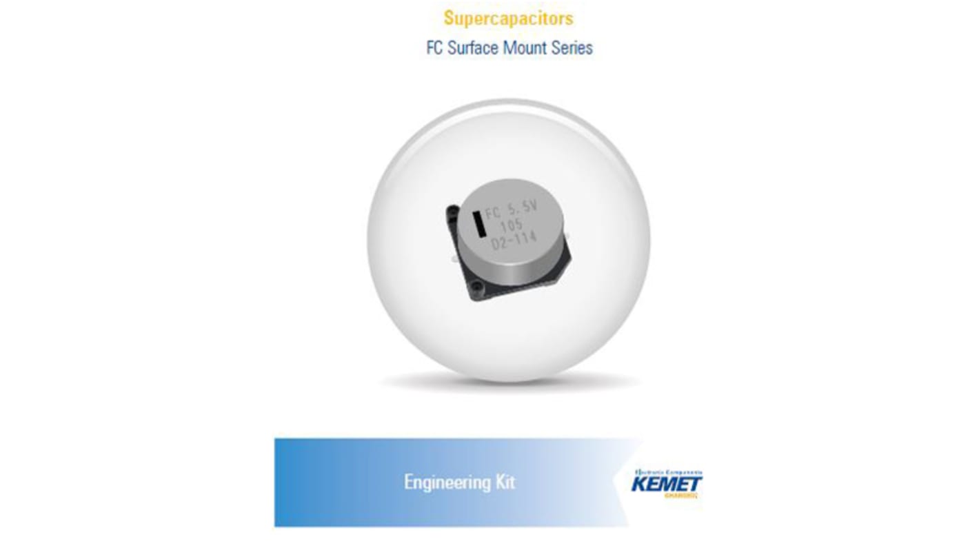 KEMET, Surface Mount Aluminium Capacitor Kit 80 pieces