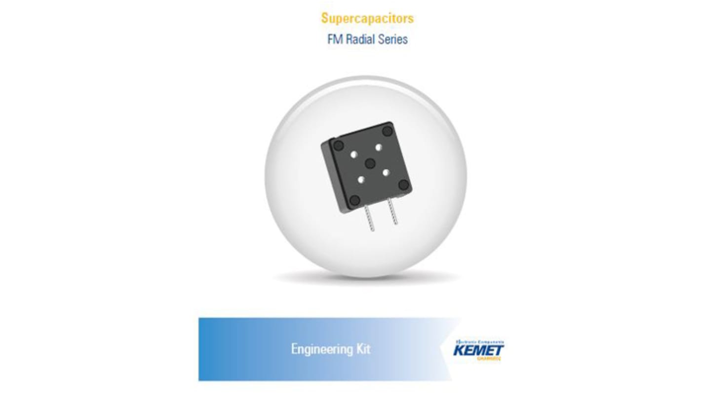 Kit di condensatori KEMET SUP ENG KIT 02, Condensatori Su foro, 80 pezzi