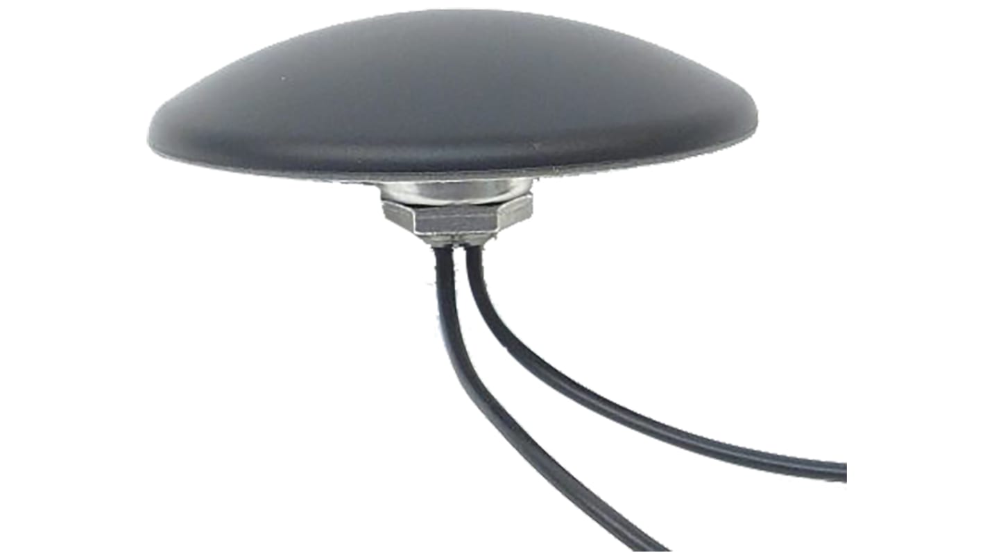 Siretta TANGO15/5M/SMAM//SMAM/S/S/24 Dome Multiband Antenna with SMA Connector, 2G (GSM/GPRS), 3G (UTMS), GPS