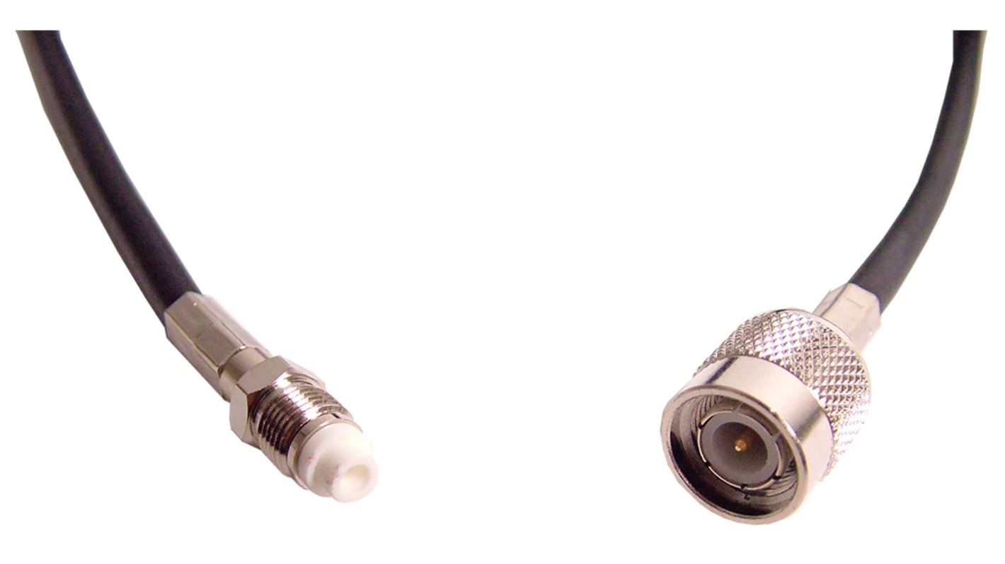 Siretta ASMZ Series Male TNC to Female FME, 10m, RF LLC200A Coaxial, Terminated