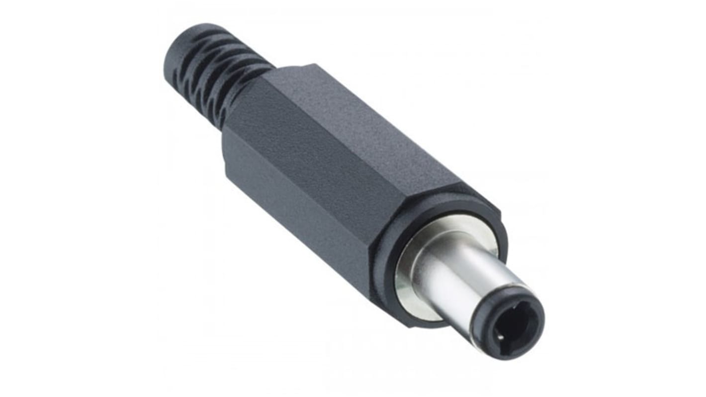 Conector DC macho, Lumberg 1633, Montaje de Cable, 12,0 V, 4.0A