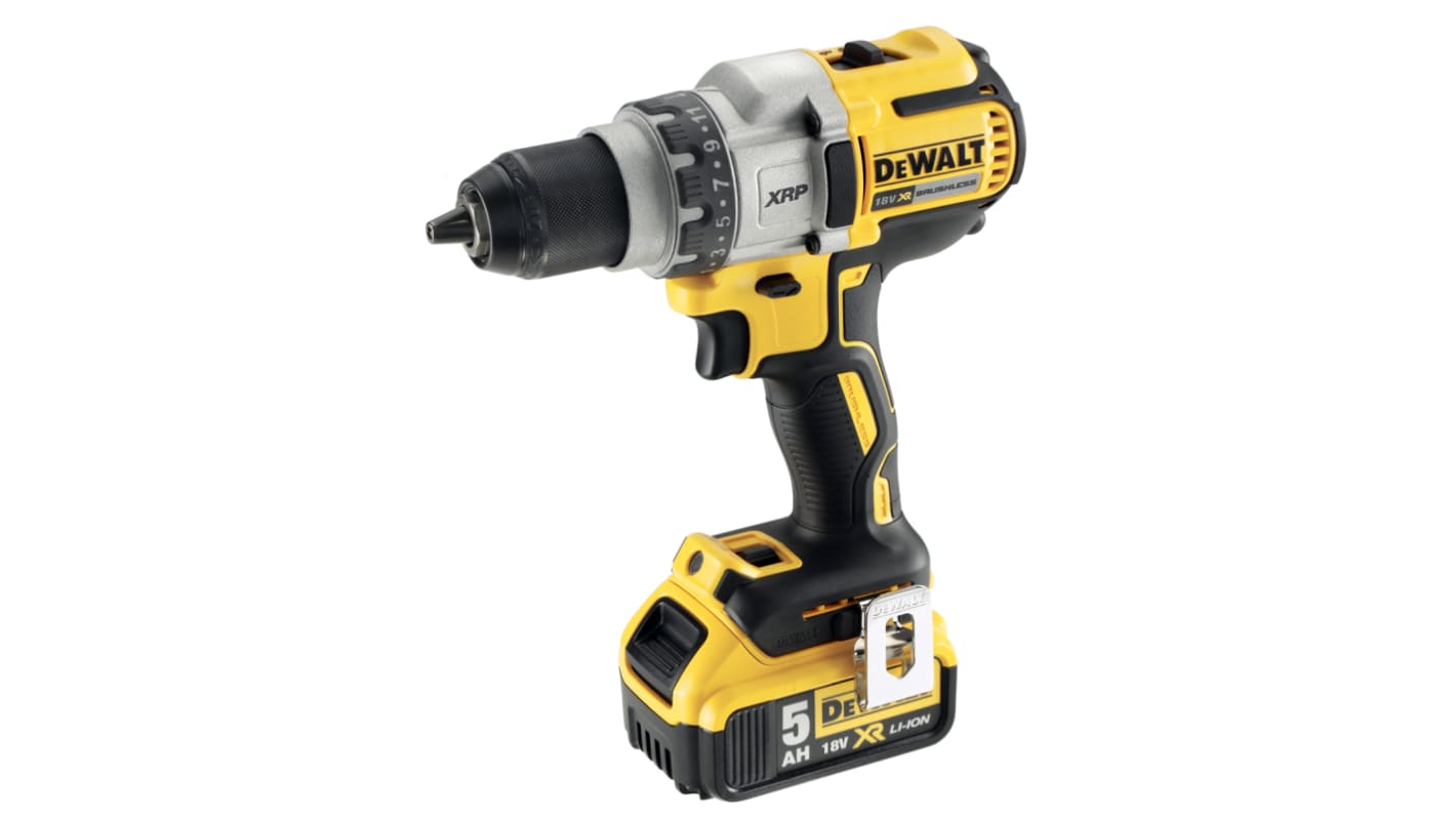 DCD991P2 GB DeWALT XR Brushless Keyless 18V Cordless Drill Driver Li Ion UK Plug RS