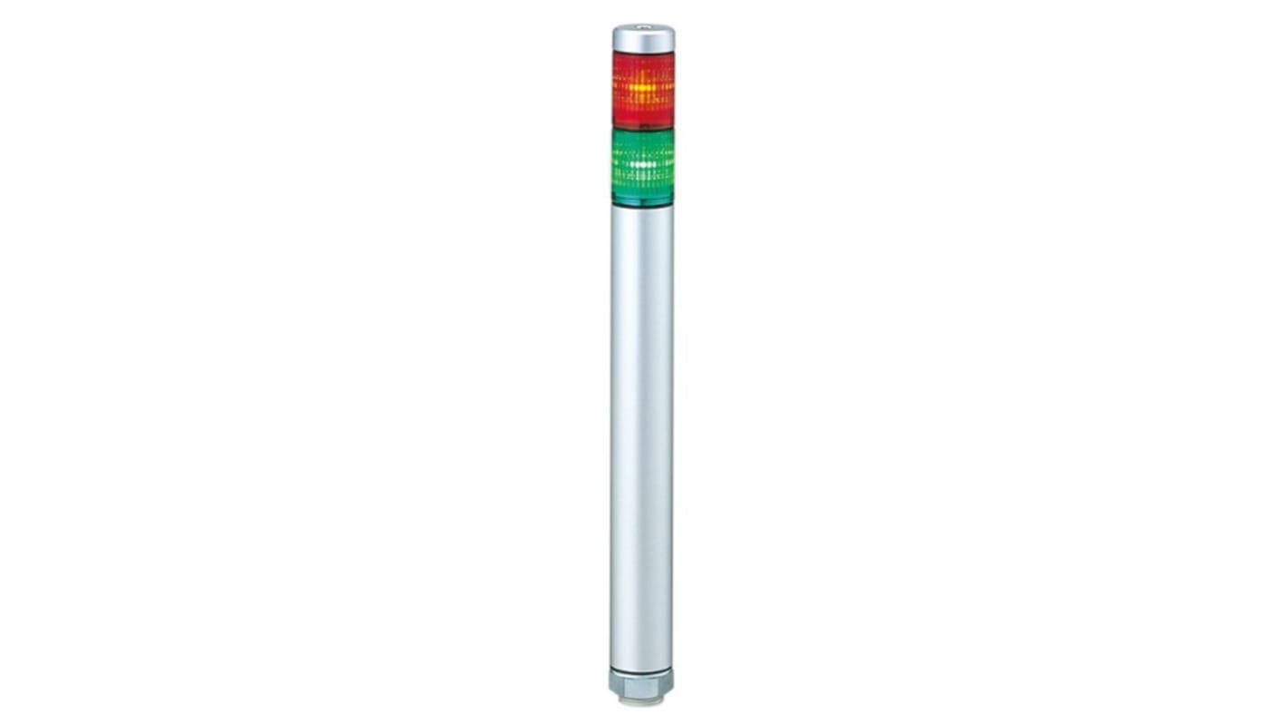 Rs-Online Torretta di segnalazione Patlite 24 V ca/cc LED 2 elementi lenti A colori
