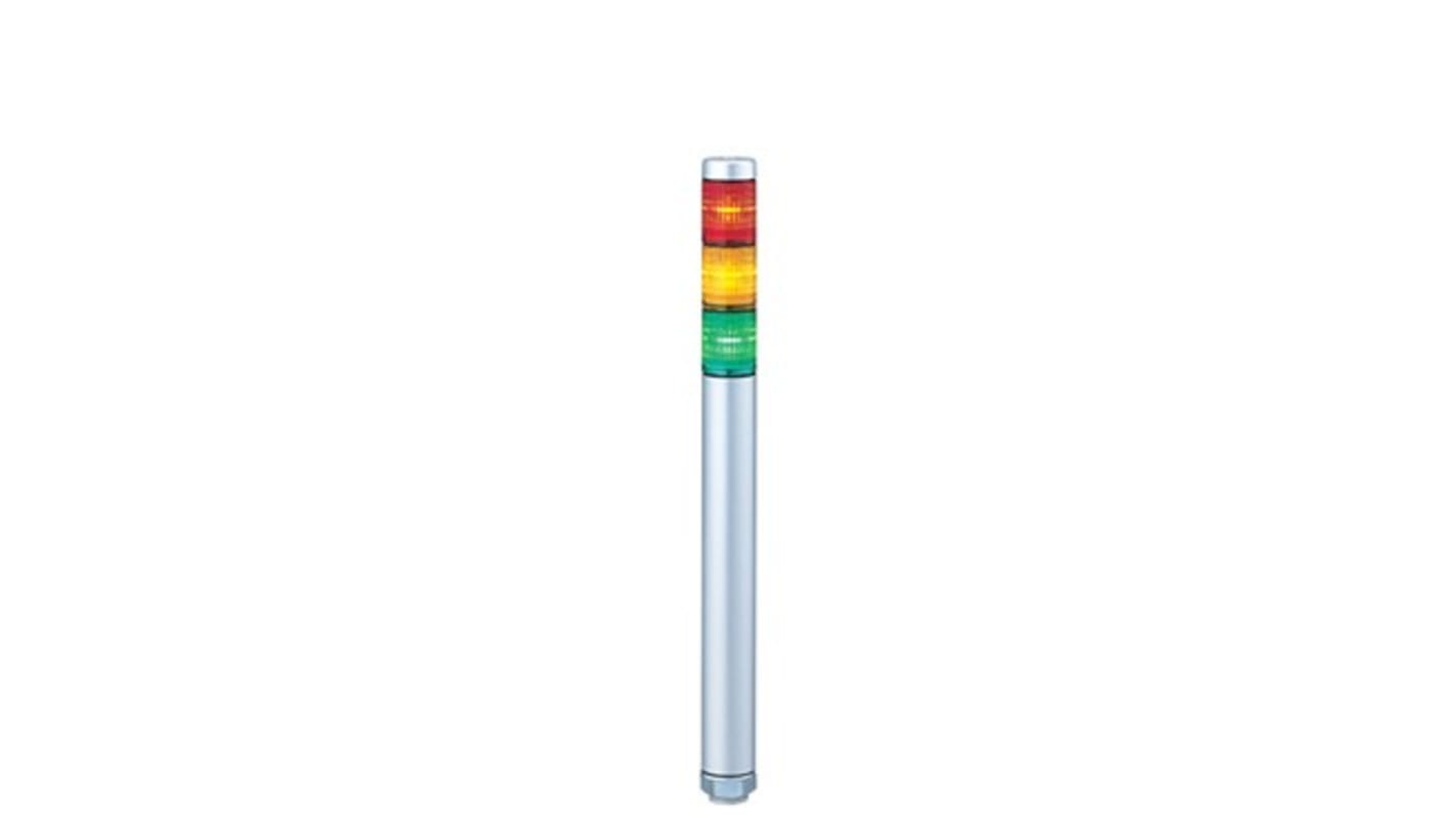 Rs-Online Torretta di segnalazione Patlite 24 V ca/cc LED 3 elementi lenti A colori