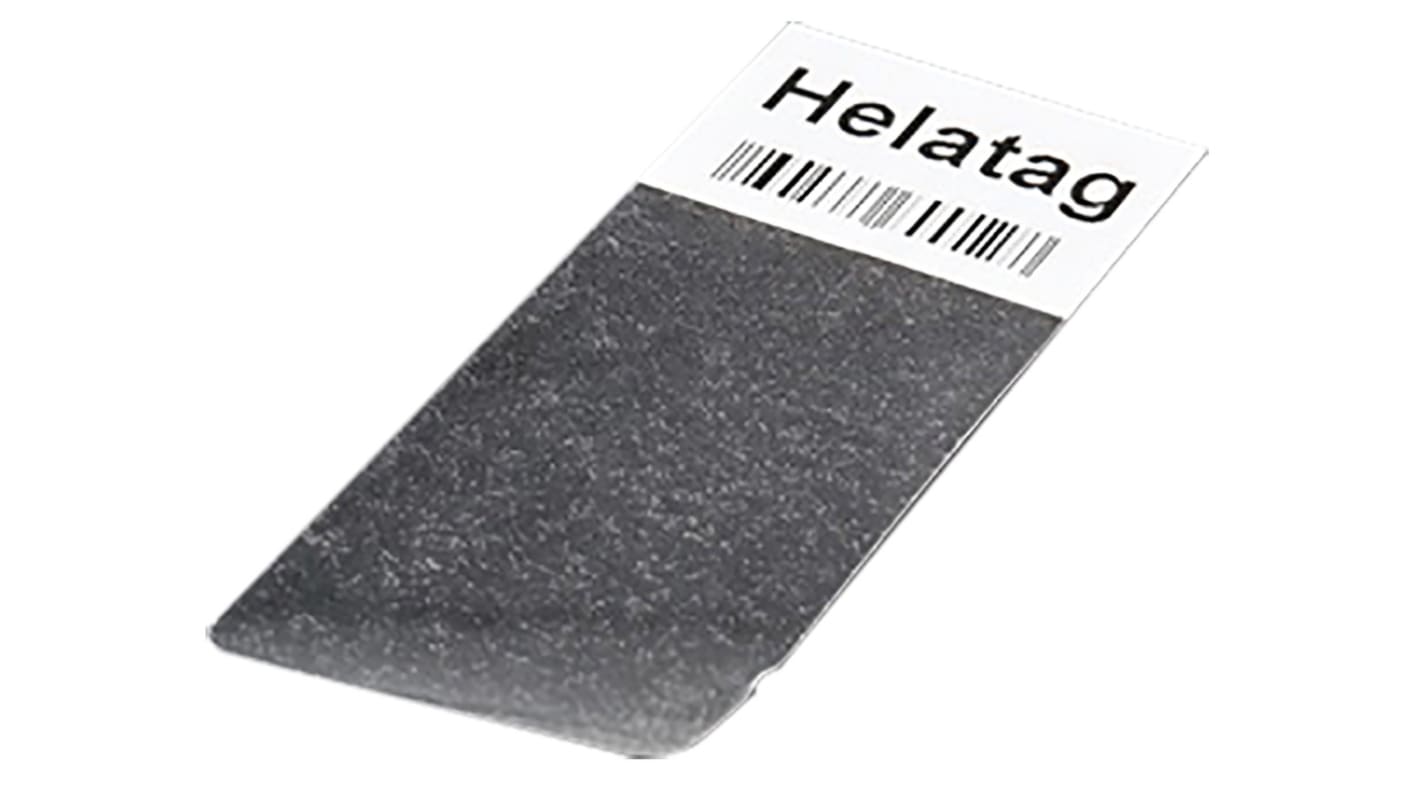 HellermannTyton 透明/白色线缆标签, 聚酯, 19.05mm x 44.5mm标签, Helatag系列