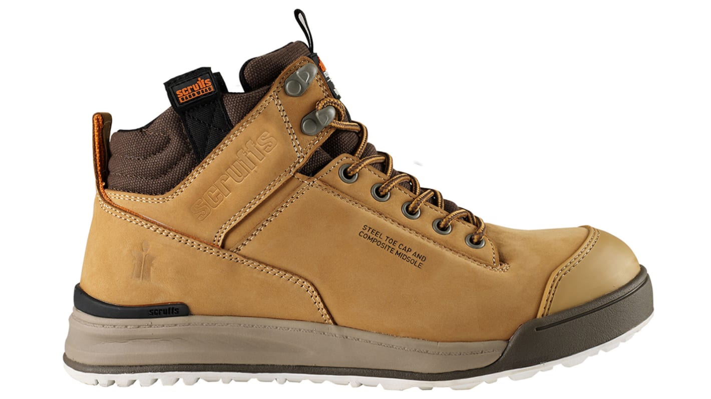Tan steel toe cap boots on sale