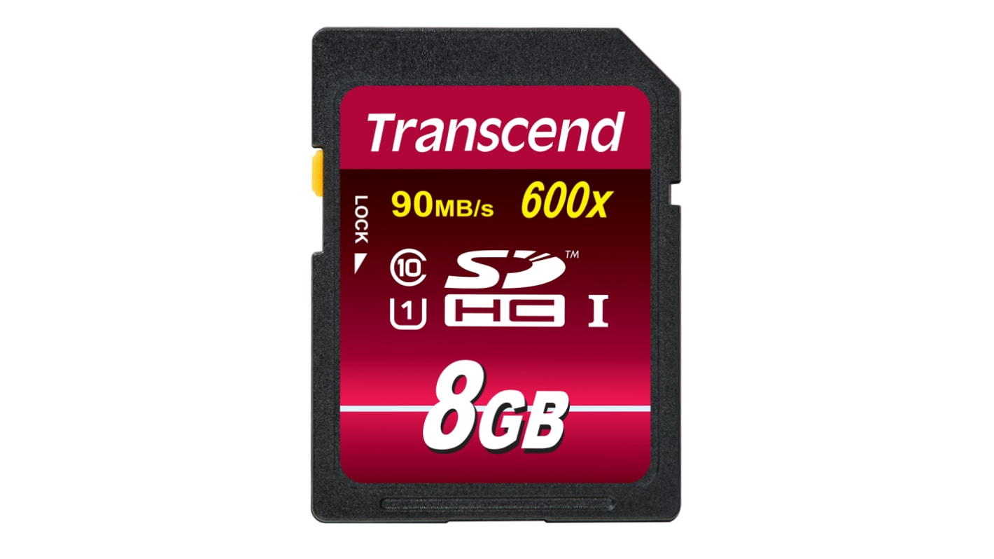 Transcend Ultimate SDHC SD-Karte 8 GB Class 10, UHS-1 U1, MLC