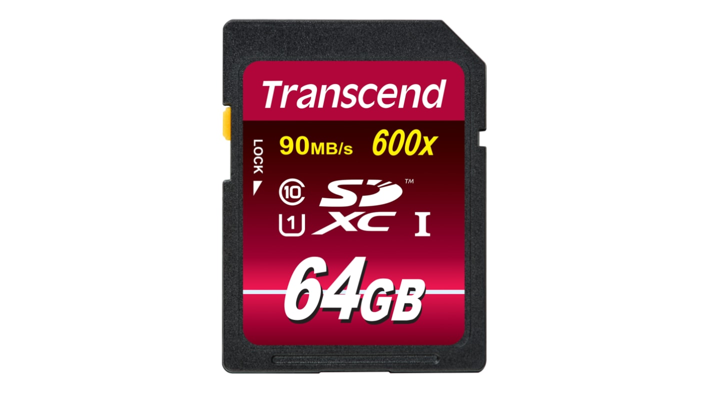 Transcend Ultimate SDXC SD-Karte 64 GB Class 10, UHS-1 U1, MLC