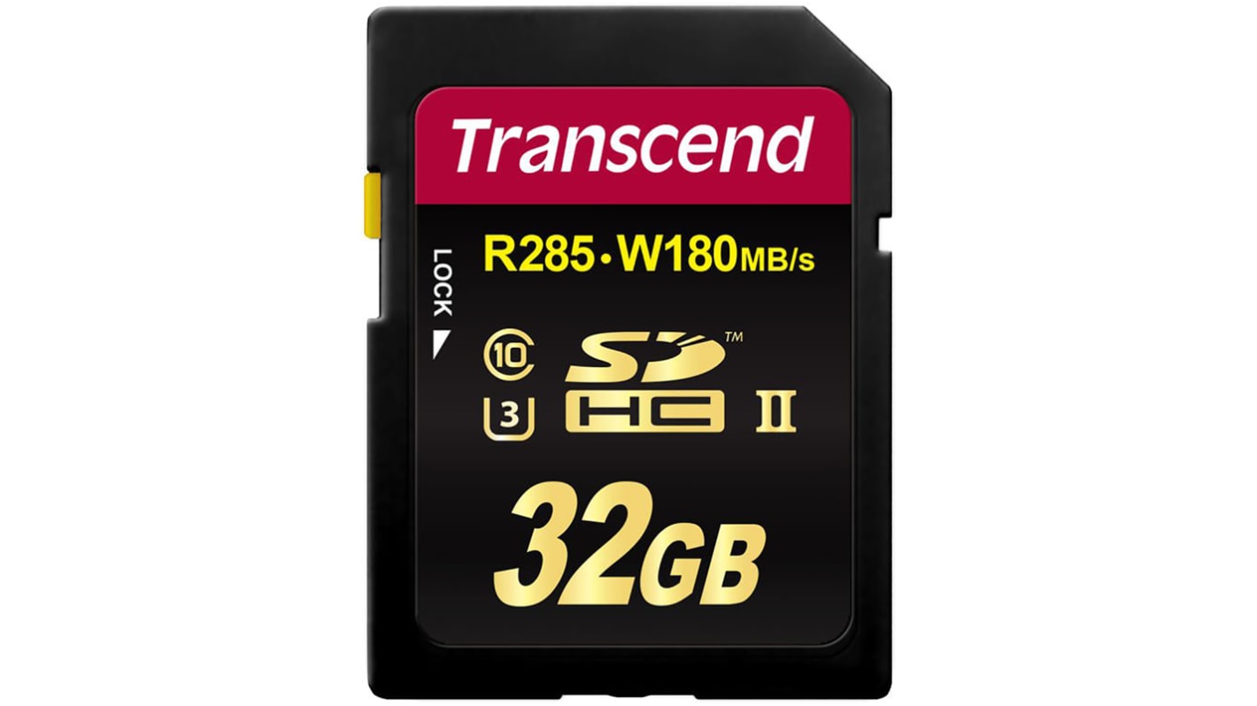 Transcend 32 GB SDHC SD Card, Class 10, UHS-1 U1