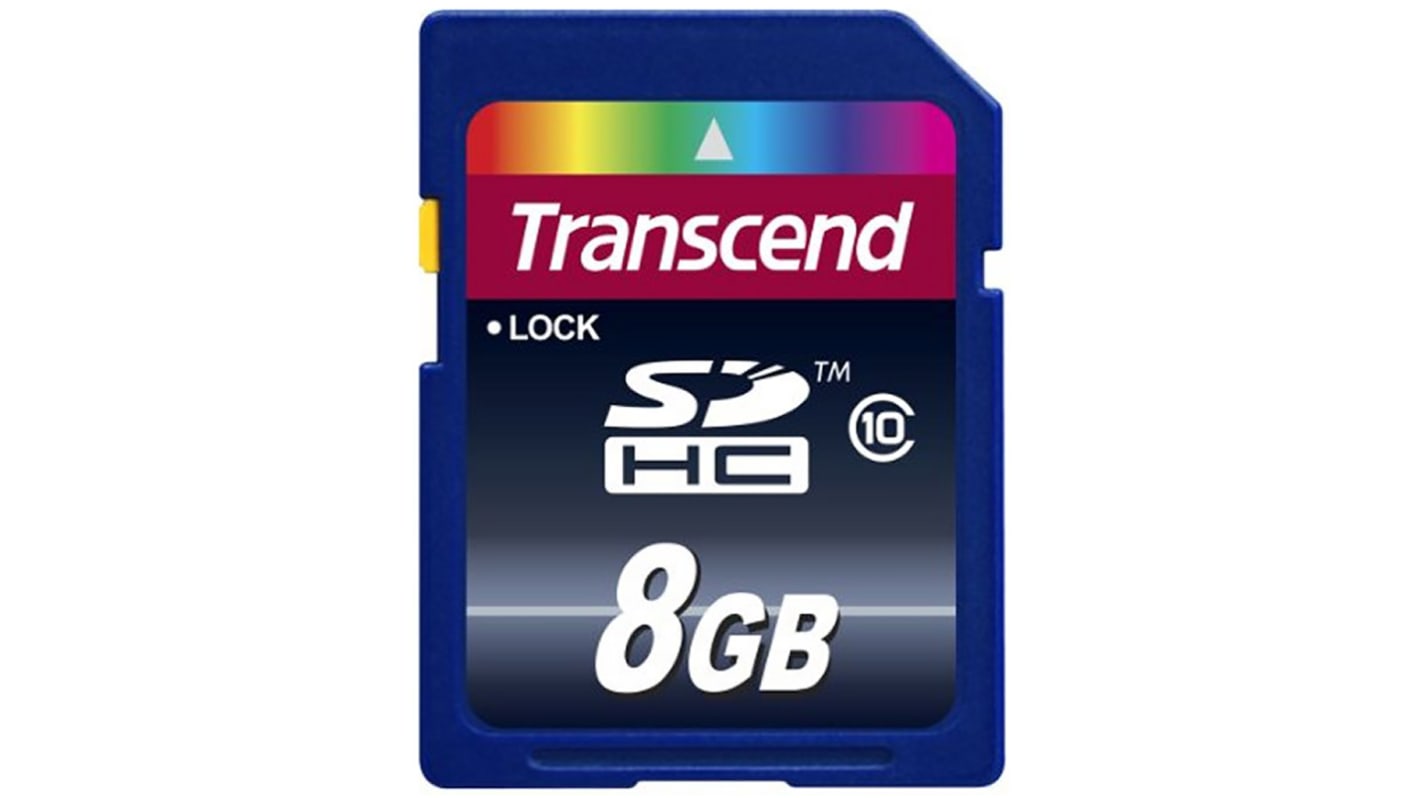 Tarjeta SD Transcend SDHC Sí 8 GB MLC -40 → +85°C