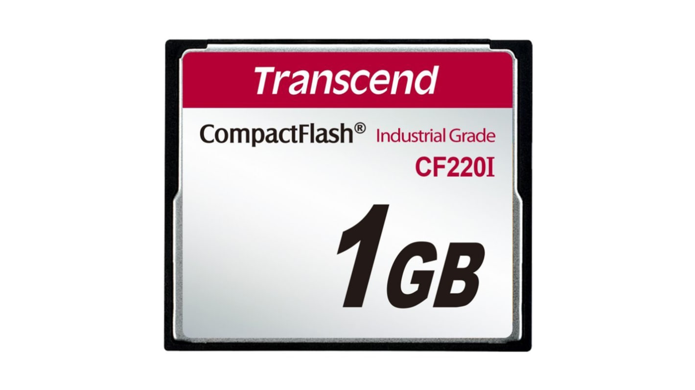 Transcend CF220I CompactFlash Industrial 1 GB SLC Compact Flash Card