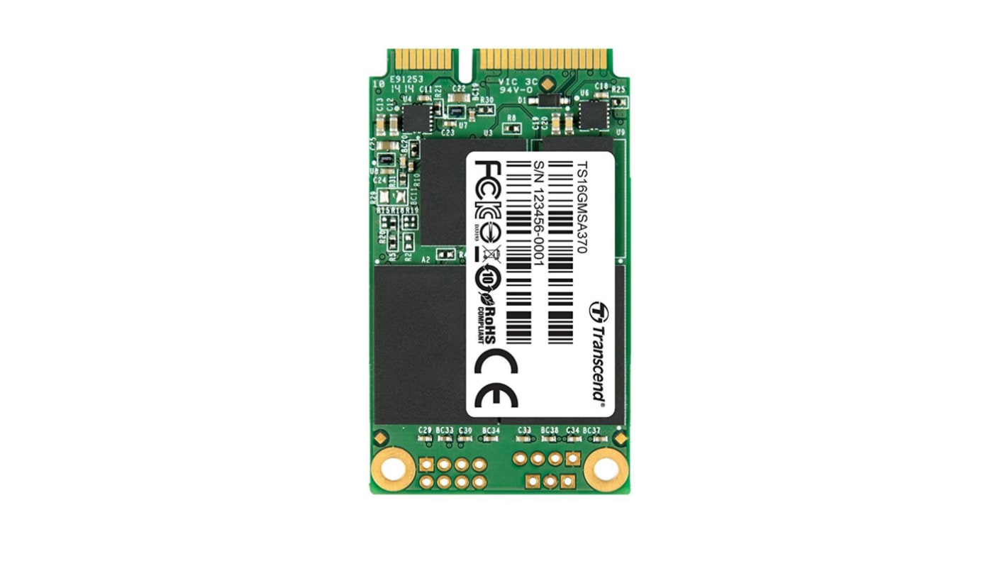 Transcend MSA370 mSATA 16 GB Internal SSD Hard Drive