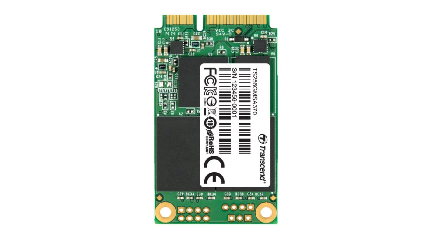 Transcend MSA370 mSATA 256 GB Internal SSD Hard Drive