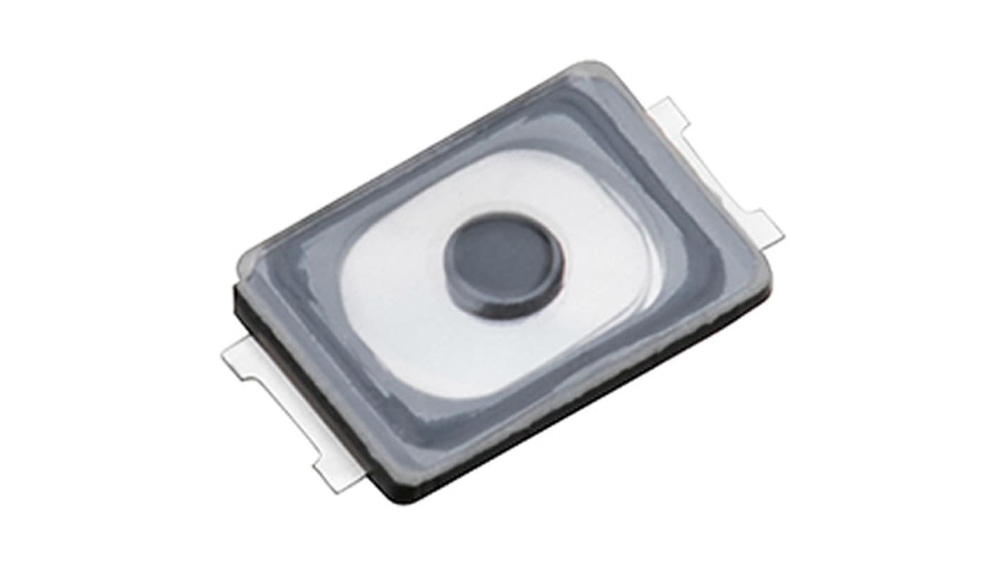 Panasonic IP67 Push Plate Tactile Switch, SPST 20 mA @ 15 V dc 0.85 (Dia.)mm Surface Mount