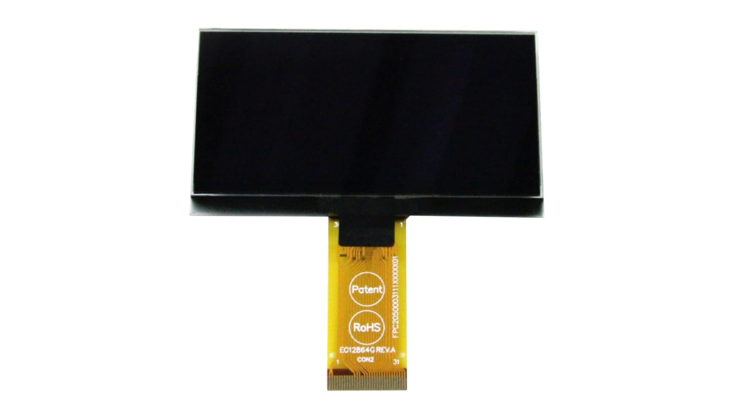 Raystar 2.7in White Passive matrix OLED Display 128 x 64pixels TAB SPI Interface