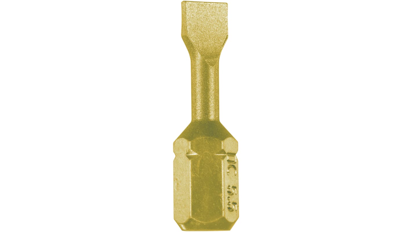 RS PRO Slotted Screwdriver Bit, SL4.5 Tip