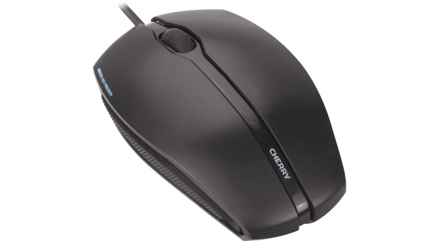 Myš Symetrické 3tlačítková, Kabelová optická, USB, Černá Cherry, model: GENTIX