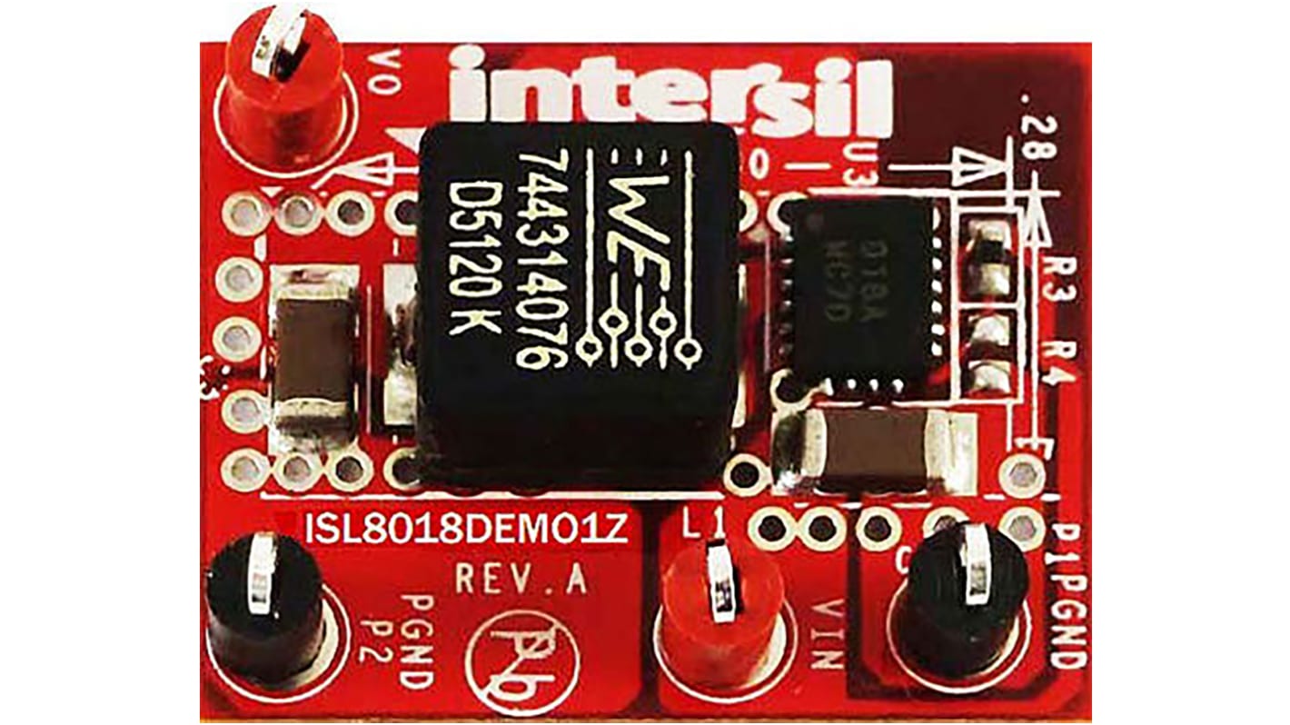 Placa de desarrollo Regulador reductor Renesas Electronics - ISL8018DEMO1Z