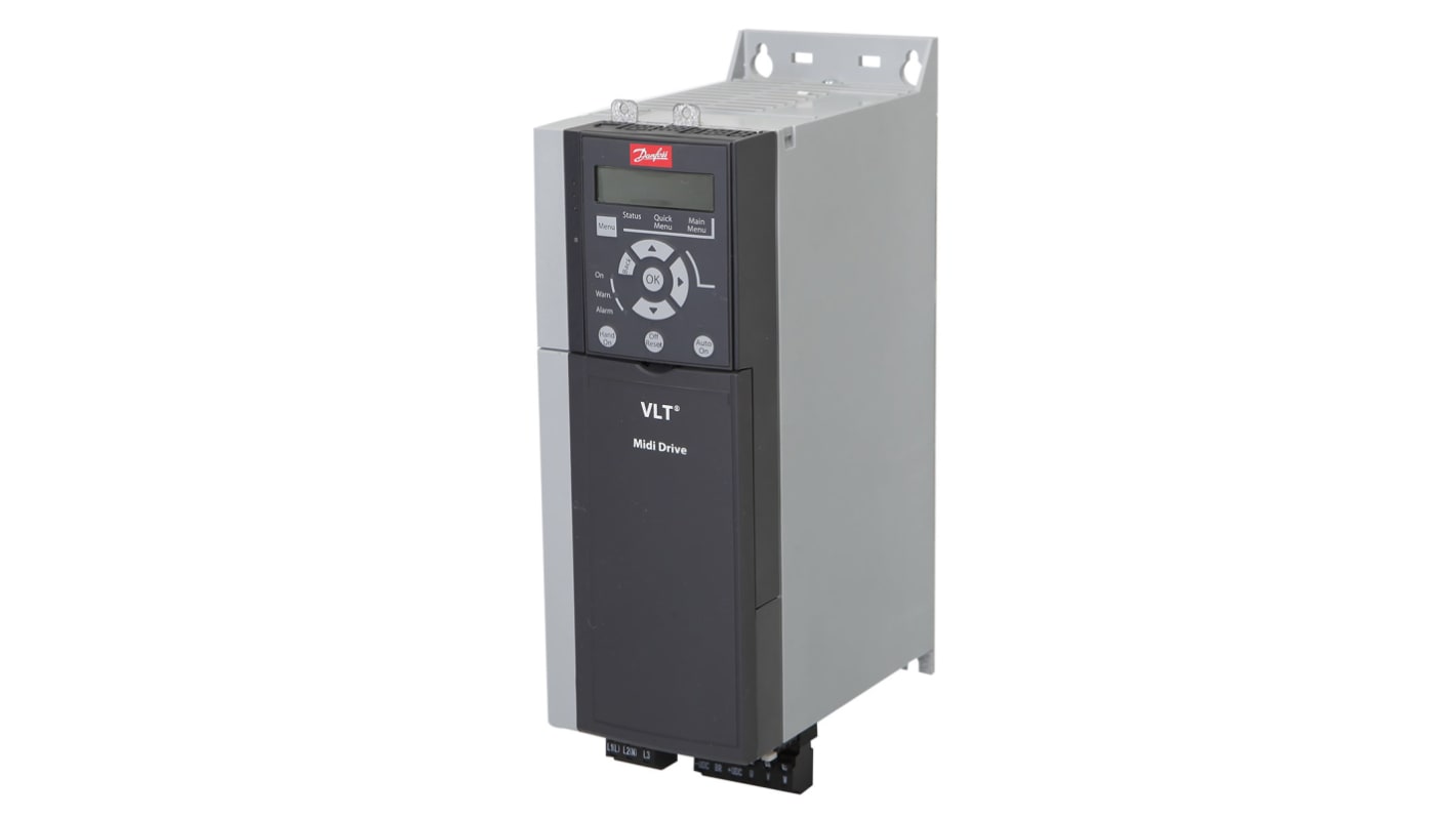 Variador de frecuencia Danfoss serie FC280, 0,75 kW, 400 V ac, 3 fases, 1,8 A, 2,1 A., 0 → 500Hz, IP20