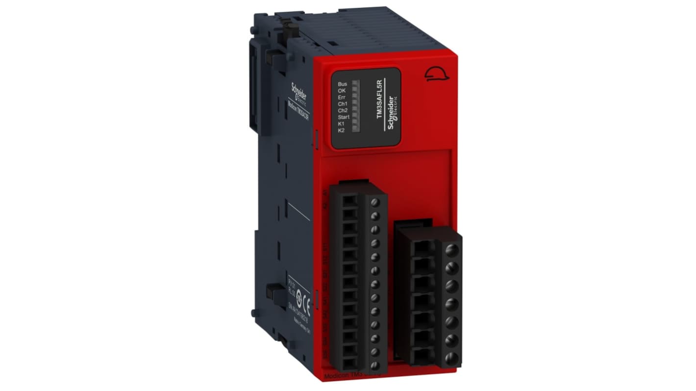 Schneider Electric Modicon TM Series Safety Module for Use with TM2xx PLC, Voltage, Relay