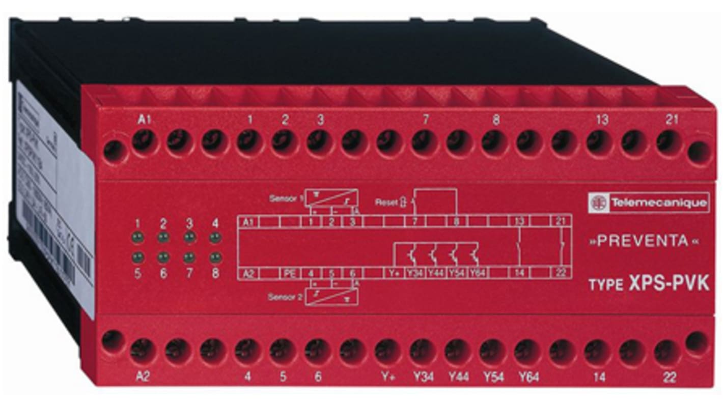 Schneider Electric Preventa Preventa Safety Relay 24V dc 2 Safety Contacts
