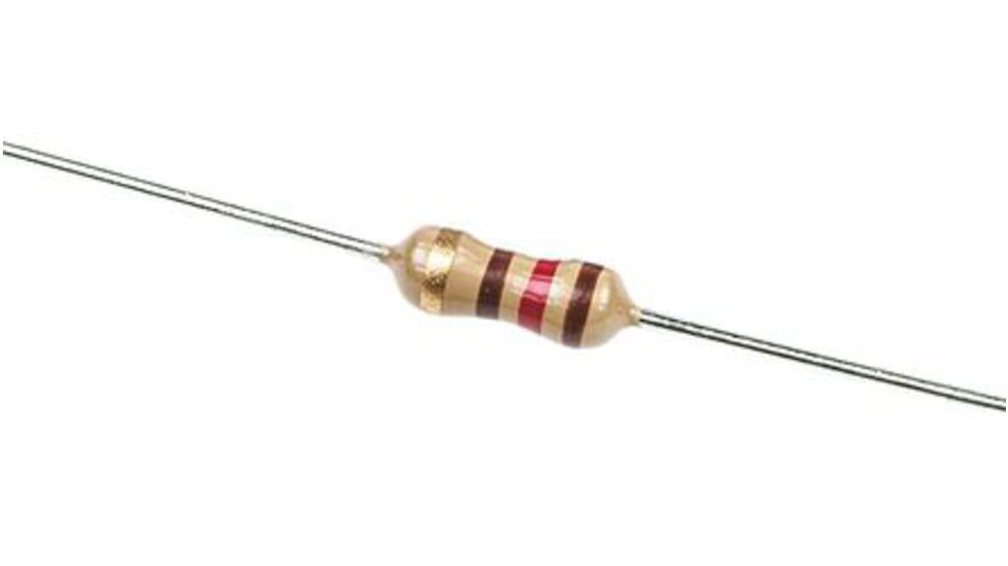 TE Connectivity 120Ω Carbon Film Resistor 0.33W ±5% CFR25J120R