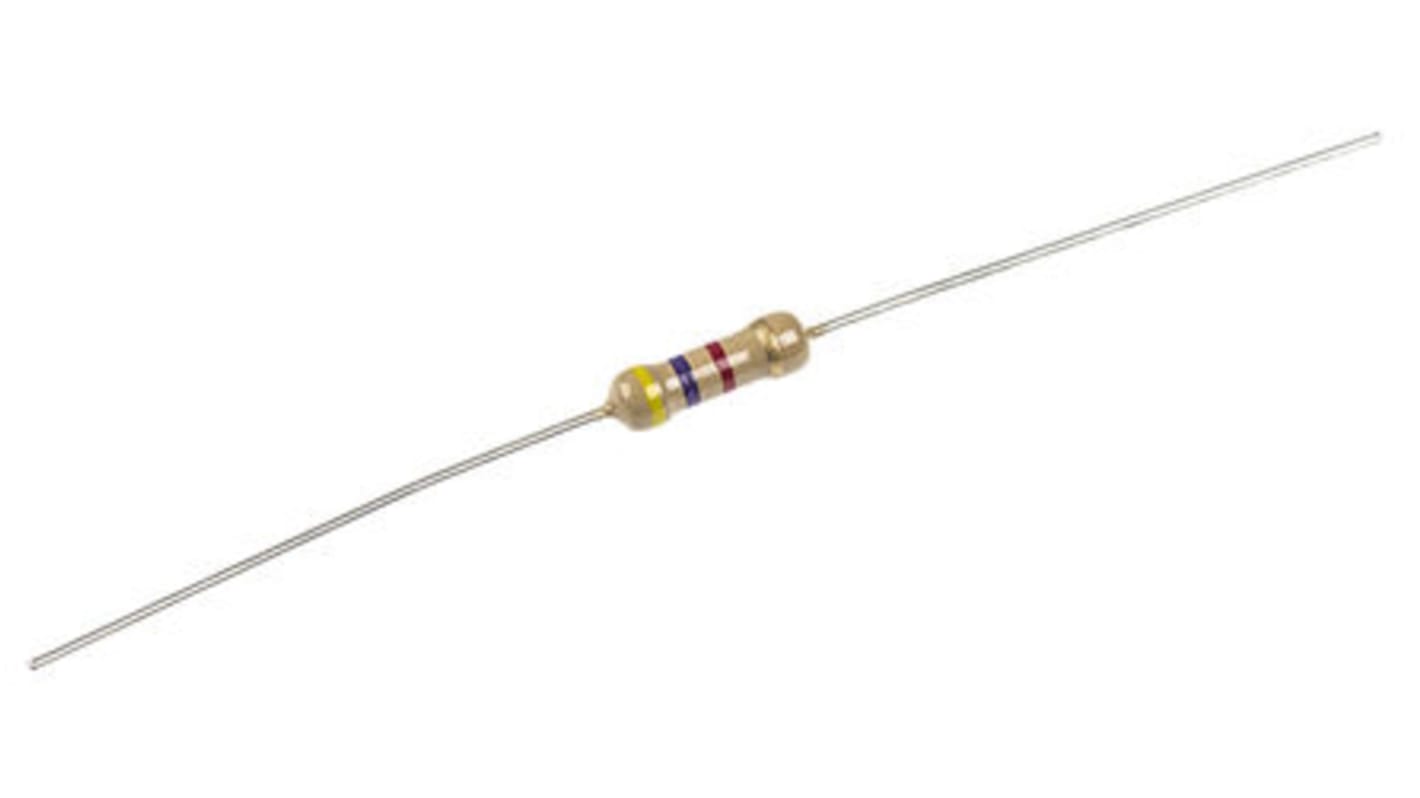 TE Connectivity 4.7kΩ Carbon Film Resistor 0.5W ±5% CFR50J4K7