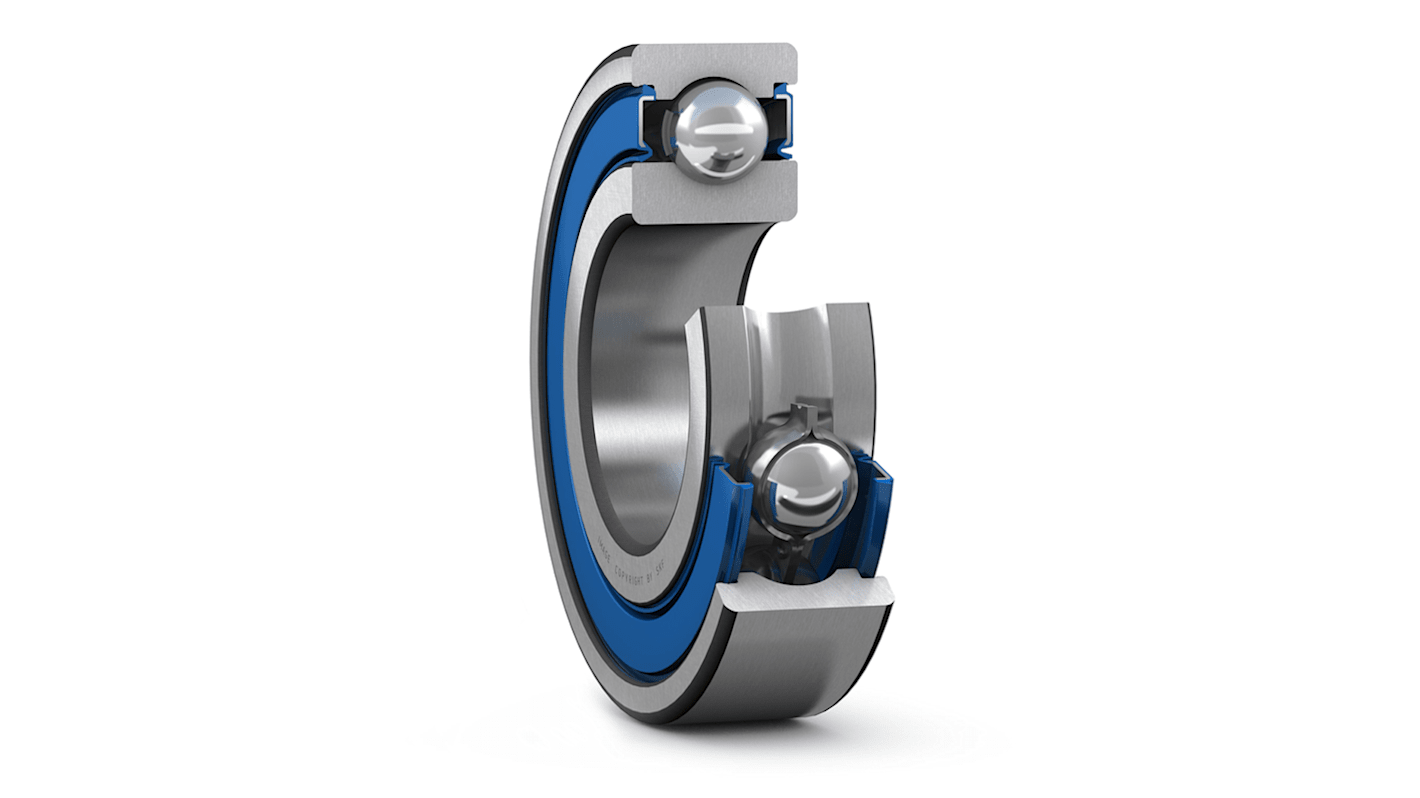 SKF W 6000-2RS1/VP311 Single Row Deep Groove Ball Bearing- Both Sides Sealed 10mm I.D, 26mm O.D