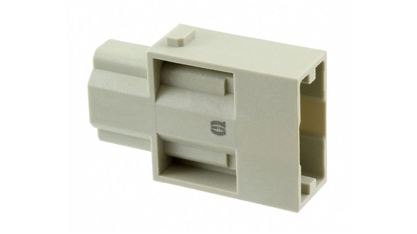 HARTING Heavy Duty Power Connector Module, 100A, Male, Han-Modular Series, 1 Contacts