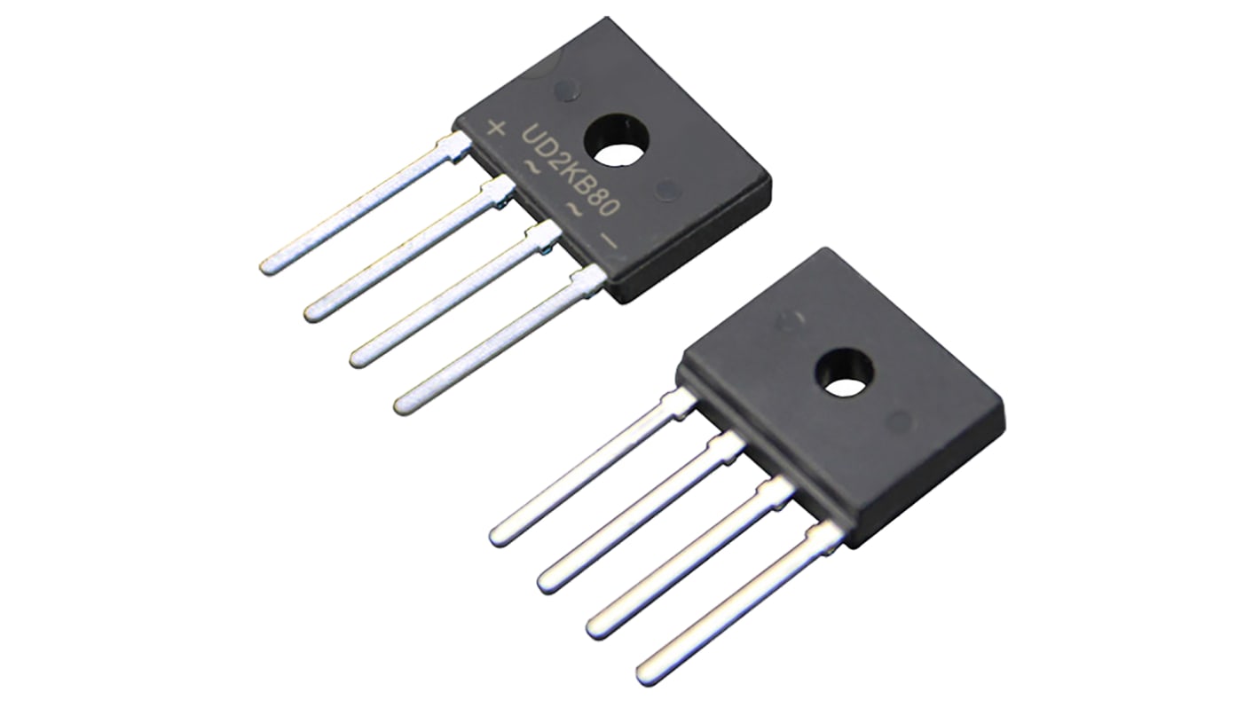 新電元工業 整流用 ブリッジダイオード 単相 2A, 800V, 13.8 x 新電元工業 整流用 ブリッジダイオード 単相 2A, 800V, 13.8 x