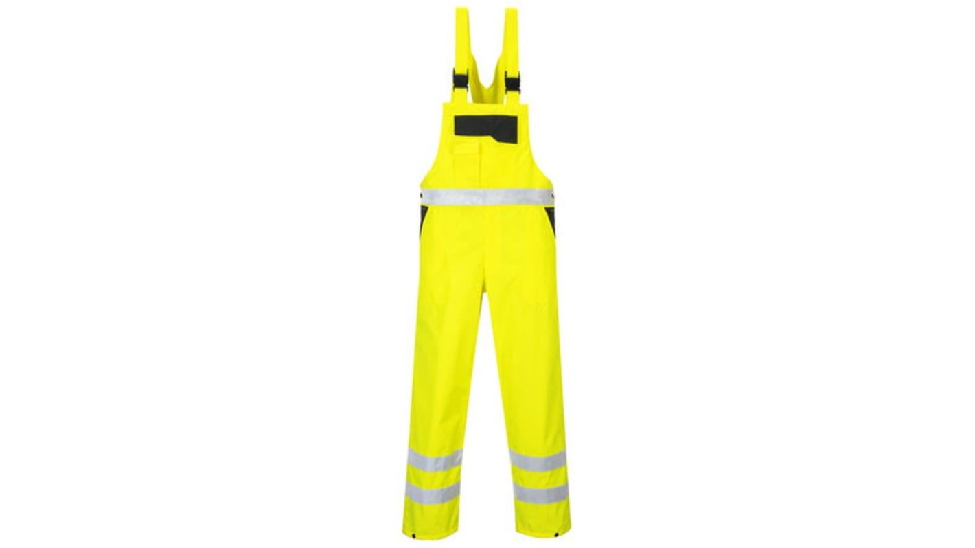 RS PRO Yellow Hi Vis Overalls, S