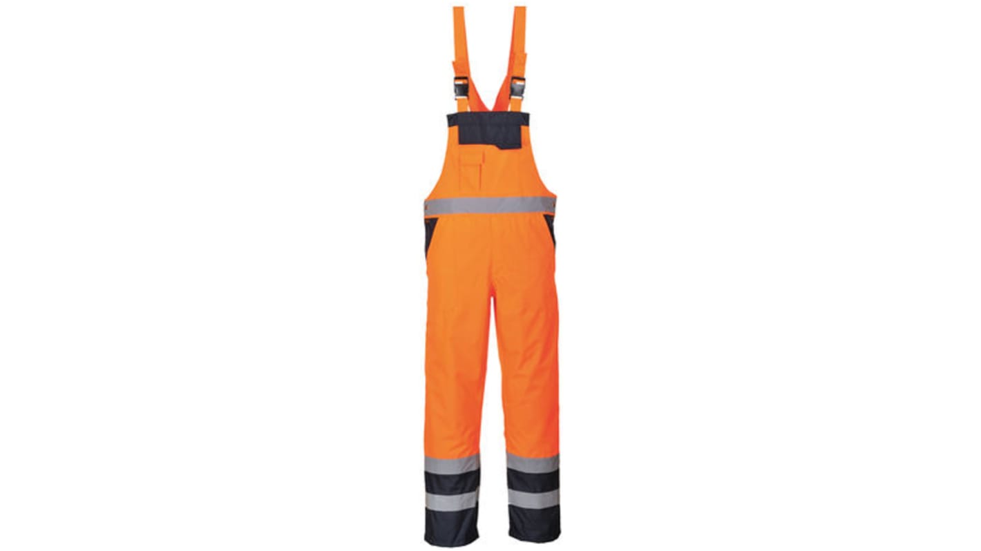 RS PRO Orange Hi Vis Overalls, S