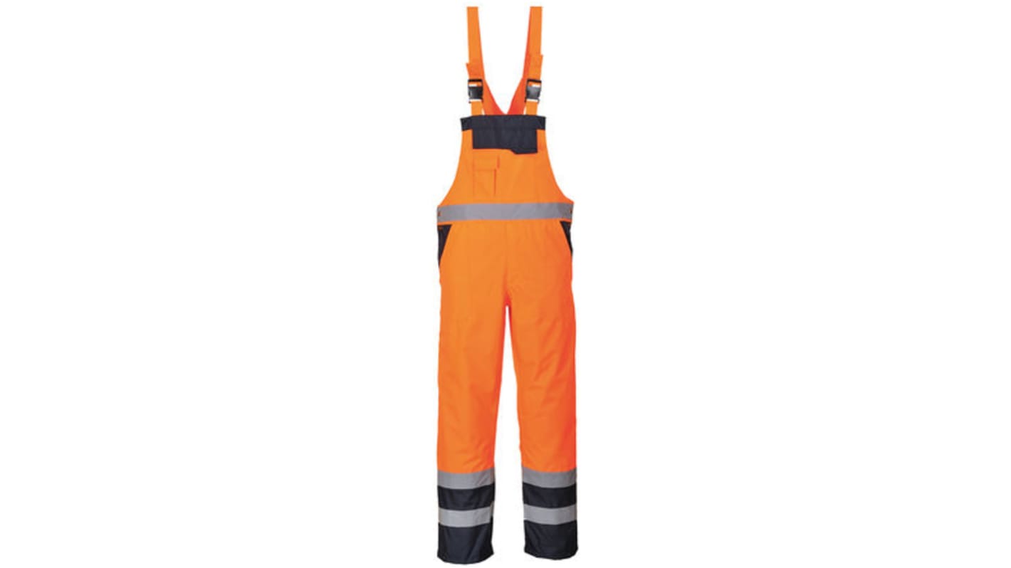Portwest Orange Hi Vis Overalls, XL
