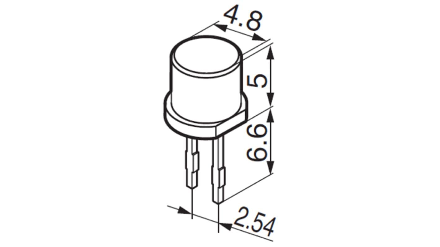 NKK Switches Drucktaster LED, Grün, zur Verwendung mit Druckschalter Serie KB