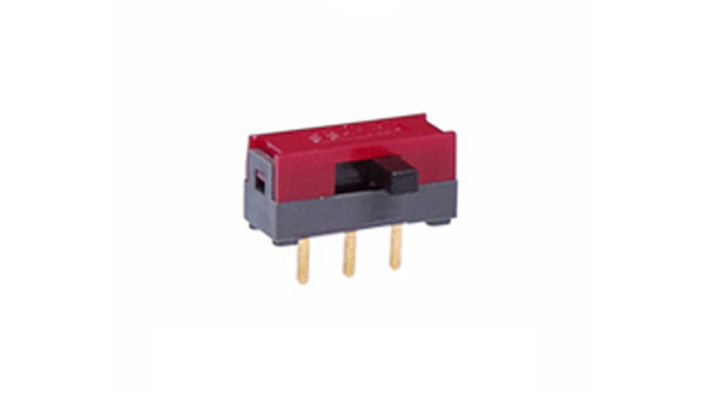 NKK Switches PCB Slide Switch SPDT Latching 100 mA Side