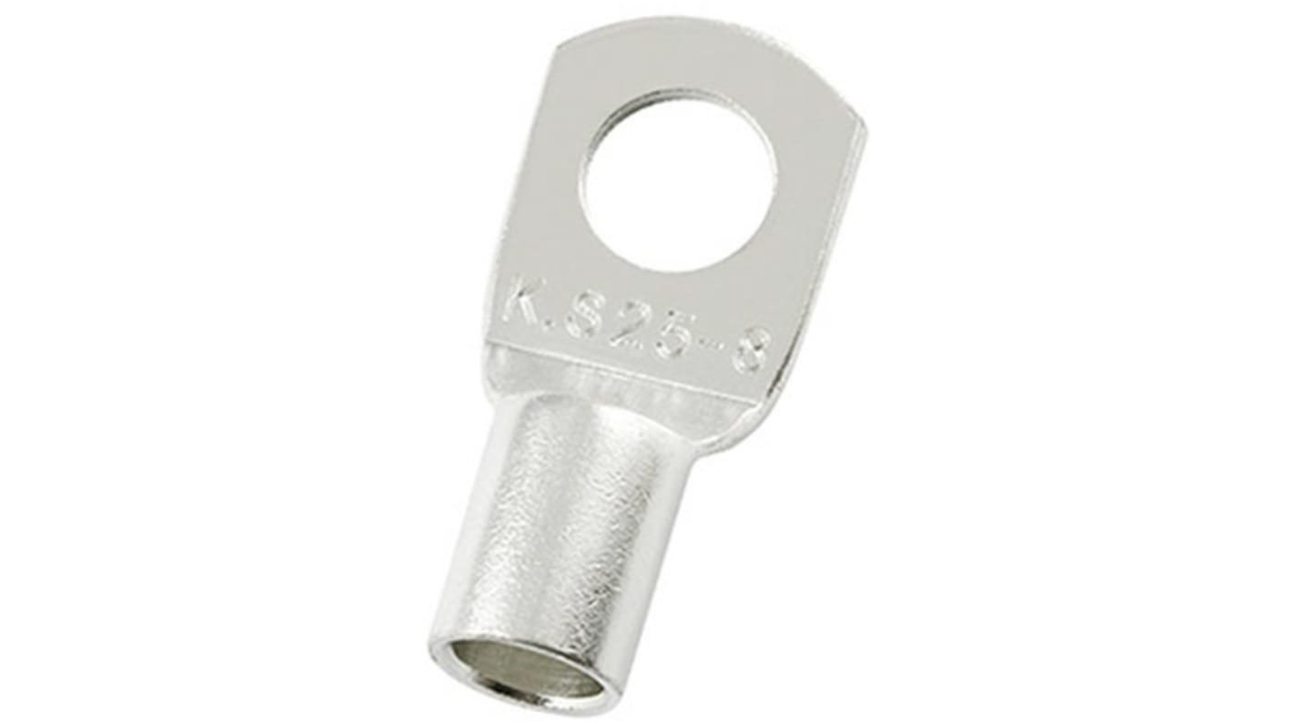 Terminale ad occhiello RS PRO, Ø perno M8, dimens. max filo 25mm², 4AWG